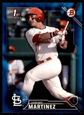2016 Bowman Blue Paper Jeremy Martinez 117/150 St. Louis Cardinals