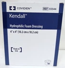 Covidien 55544 Kendall Hydrophilic Foam Dressing 4”x4” (10.2cm x 10.2cm) BOX/10