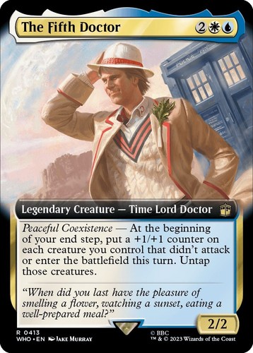 MTG🎇 The Tenth Doctor (Extended Art) Universes Beyond: Doctor Who🎇 NM!!