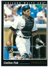 1993 Pinnacle #421 Carlton Fisk Chicago White Sox Baseball Card