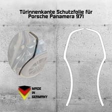 Lackschutzfolie für Porsche Panamera 971 Türinnenkante Schutzfolie Transparent