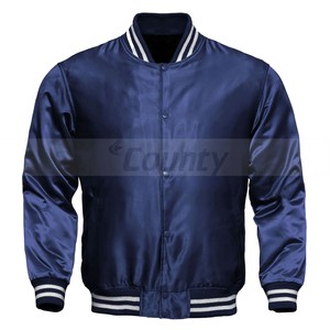 blue college jacket
