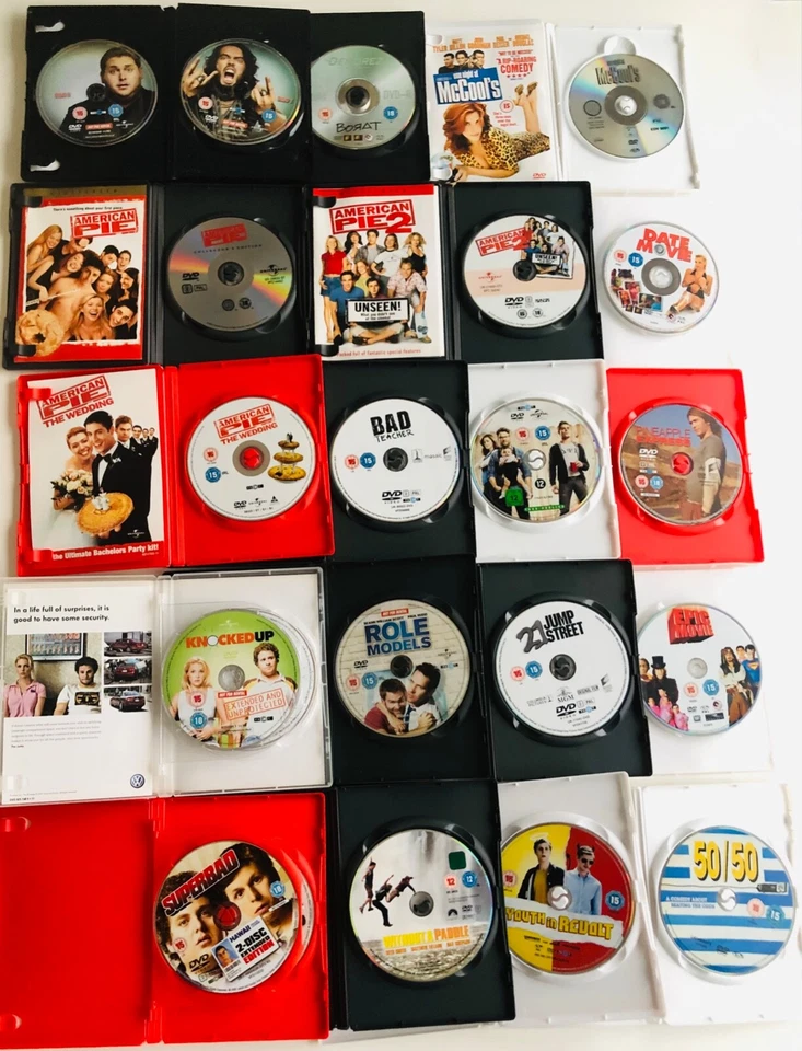 21 DVD Bundle Box Set Comedy Movie Film Job Lot Pineapple Express Epic Borat 42 - Image 2 of 4