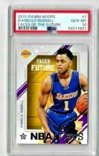 2015-16 Panini Donruss D'Angelo Russell Faces of the Future PSA 10 RC