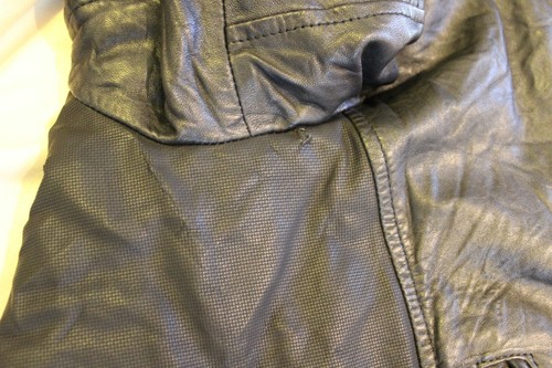 KENNETH COLE Mens Zip Leather Jacket - Black – size L – NWT - Picture 9 of 12