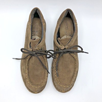 Mens Footwear Casual Shoe Clarks Green Suede Shoes Yellow Box