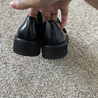 Vince Arden Black Patent Leather Point Toe Platform Shoes Sz  display picture 3