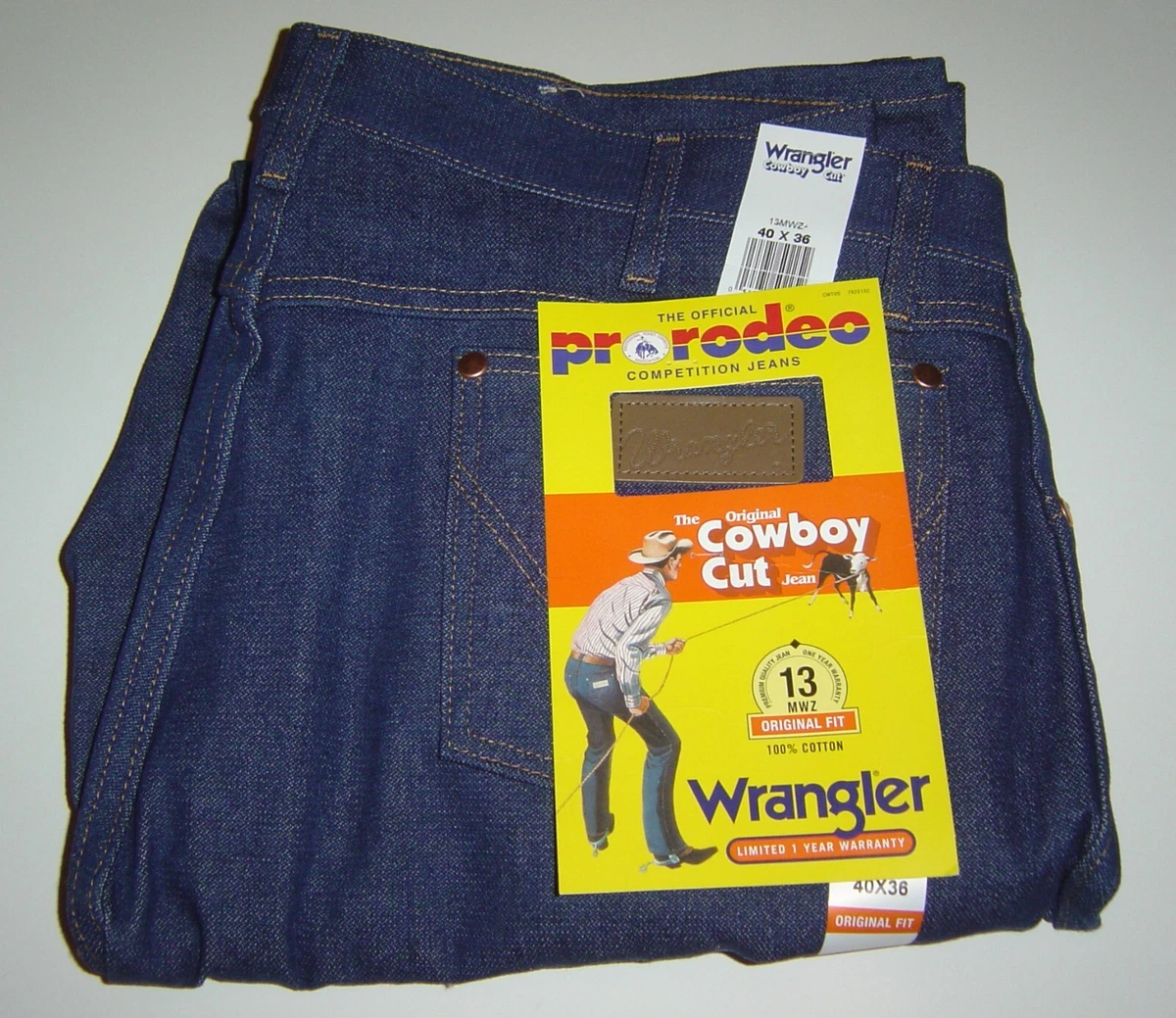 Wrangler pro rodeo shop cowboy cut jeans