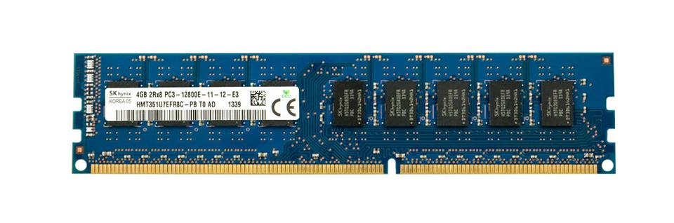 HYNIX 4GB HMT351U7EFR8C-PB 2Rx8 PC3L - 12800E DDR3 1600MHz ECC DIMM - Image 2 of 3
