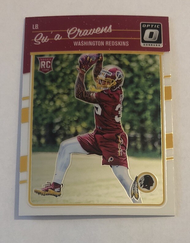 Su'a Cravens Panini Donruss Optic #142 Base