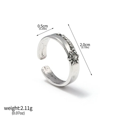 Anello aperto originalità cosplay amore e spazio profondo impressione anello anime regalo - Foto 26 di 28