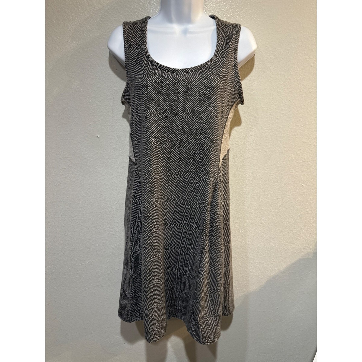 Columbia M Grey State Of Mind II Flattering A-Line Sleeveless Tank Top Dress