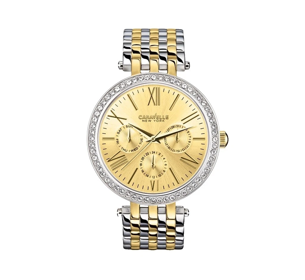 Relojes de pulsera Caravelle New York con caja de acero inoxidable
