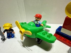 LEGO DUPLO Town Little Plane 10808 (Complete Set) with 2 Figures Good Condition