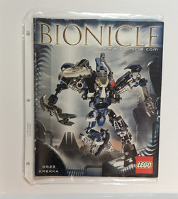 LEGO Bionicle 8623 Krekka, All Parts, Correct Disk, Very Good Condition