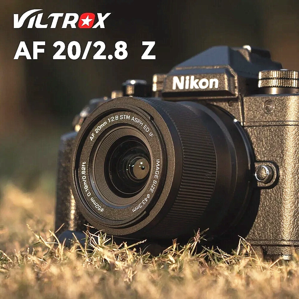 VILTROX 20mm F2.8 Auto Focus Full Prime Frame Wide Lens Angle For Nikon Z-Mount - Image 2 of 4