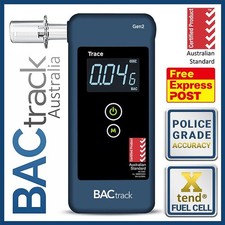 Breathalyzer Alcohol Tester. Professional Fuel Cell. BACtrack Trace Gen2 EXPRESS