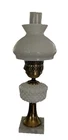Vintage Hobnail Lamp with Marble Base Key Turn Switch Pre Owned Good Condition