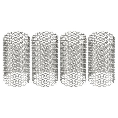 4 Pcs 15mm OD Strainer Mesh, 27mm H Screen Y Shaped Strainer Valve Mesh Screen