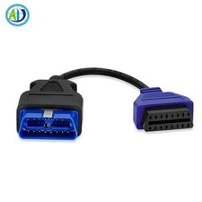 OBD2 II Car DiagnosticCables Blue Plug Adapter Connector for FiatECUscan,Lancia