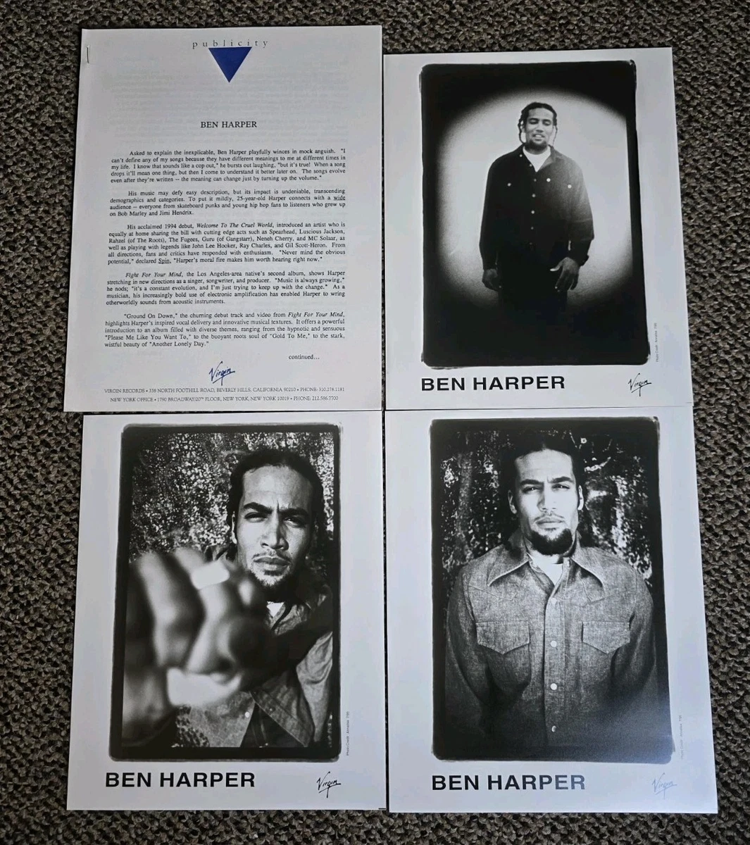 Original Ben Harper Memorabilia for sale | eBay