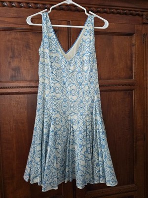 Anthropologie NWT HD in Paris South Island 100% cotton dress 0P
