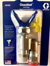 GRACO # 287030  CLEANSHOT SHUT-OFF VALVE WITH  LP517 & GUARD FOR EXTENSION POLES