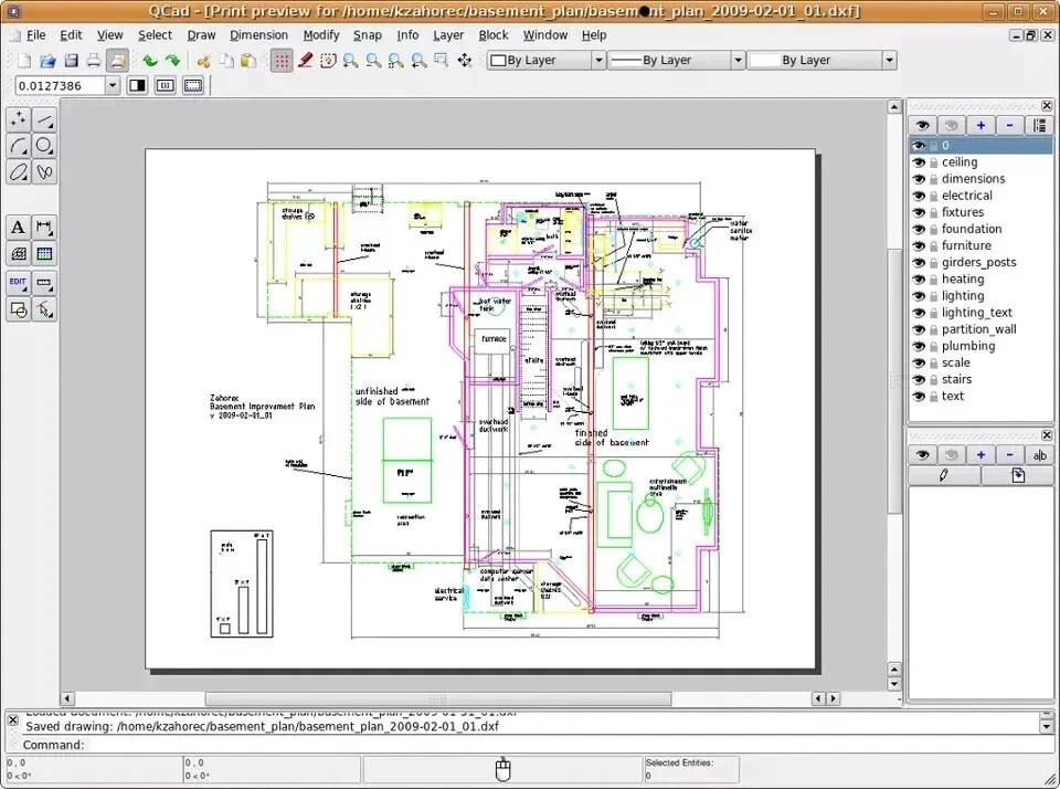 Libre CAD 2D 2025 Design Software for Windows ~ PDFs, Install Guide, Manual ~ CD - Image 2 of 4
