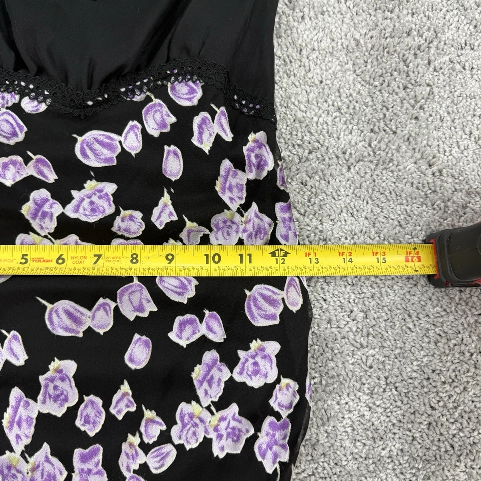 Vestido De Colección Años 90 Y2K Betsey Johnson P Seda Burnout Babydoll Hada Grunge Capricho Foto 4 de 4