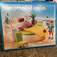 Playmobil 5583 City Life Schlafinsel mit Bettdecke Vollständig und Wie neu