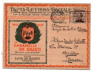 B.L.P. - Cent. 40 No. 4 Lithographic Overprint I. Type 301