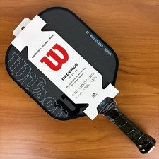 Wilson Cadence Tour 12 Carbon Surface Pickleball Paddle Black Blue NEW