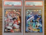 2015 Pokemon XY Double Crisis PSA 1 Team Magma's Groudon & Team Aqua Kyogre Holo
