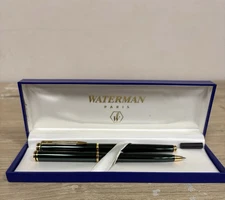 Waterman  Maestro Rollerball Pen &  0.5 Pencil  Set Metallic Green New In Box