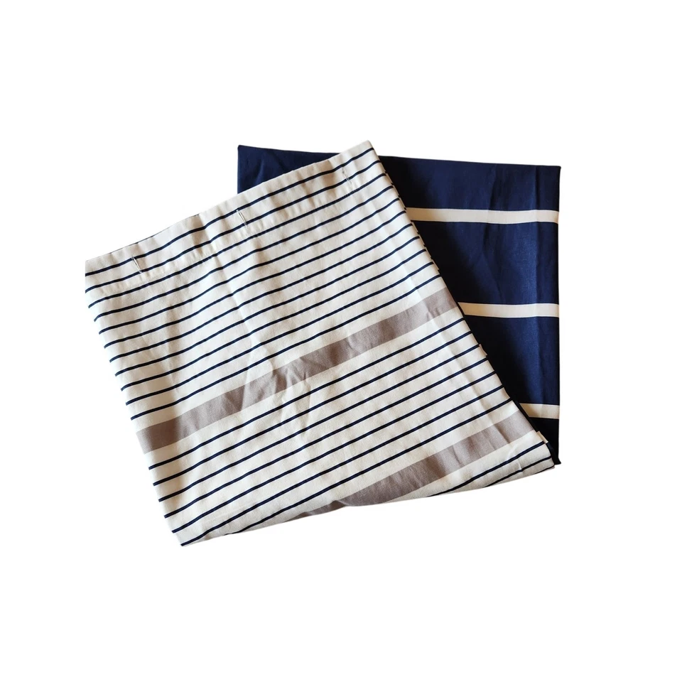 Tommy Hilfiger Cortina de Ducha Tobin Rayas RN #33699 Rayas Azules y Grises Foto 2 de 4