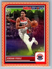 Jordan Poole 2023-24 Hoops Haunted Hoops Orange #277 Washington Wizards