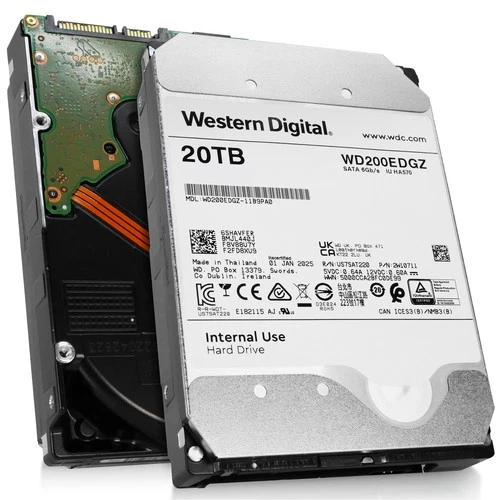 Western Digital 20TB WD200EDGZ 7.2k RPM SATA 6Gb/s 512e NAS 3.5" Enterprise HDD