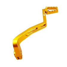 Gold Brake Arm Shift Foot Peg Pedal for Harley 93-17 Dyna Street Bob FXDC FXDL 