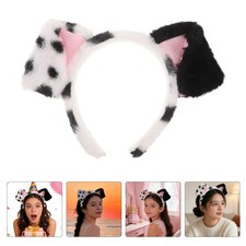 3 Pcs Dog Ears Costume Dalmatian Cosplay Cute Headwear Hair Accessories