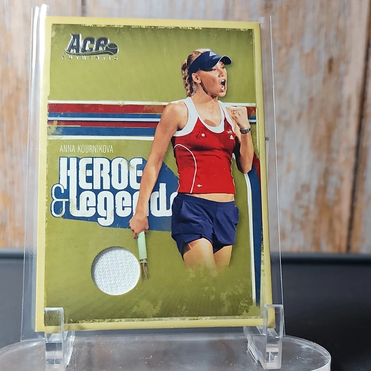 Tennis Ace Authentic Serial Numbered Sports Trading Cards