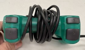 PlayStation 2 PS2 OEM Sony DualShock 2 Controller Emerald Green Clear Working