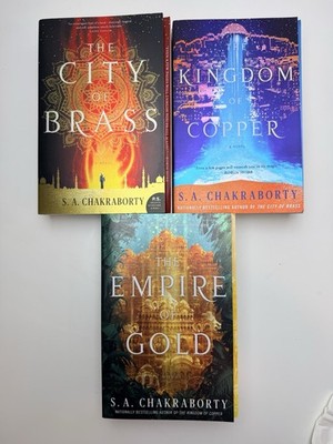 City of Brass, Kingdom of Copper, Empire of Gold Lot of 3 TPB by S. Chakraborty