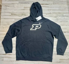Purdue Boilermakers Nike Men’s Hooded Sweatshirt, Black, XXL, New  AR3411-010