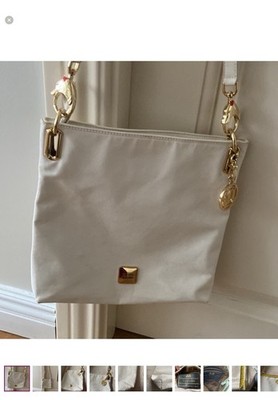 Authentic LOVE MOSCHINO gorgeous computer, or shopping bag off-white color