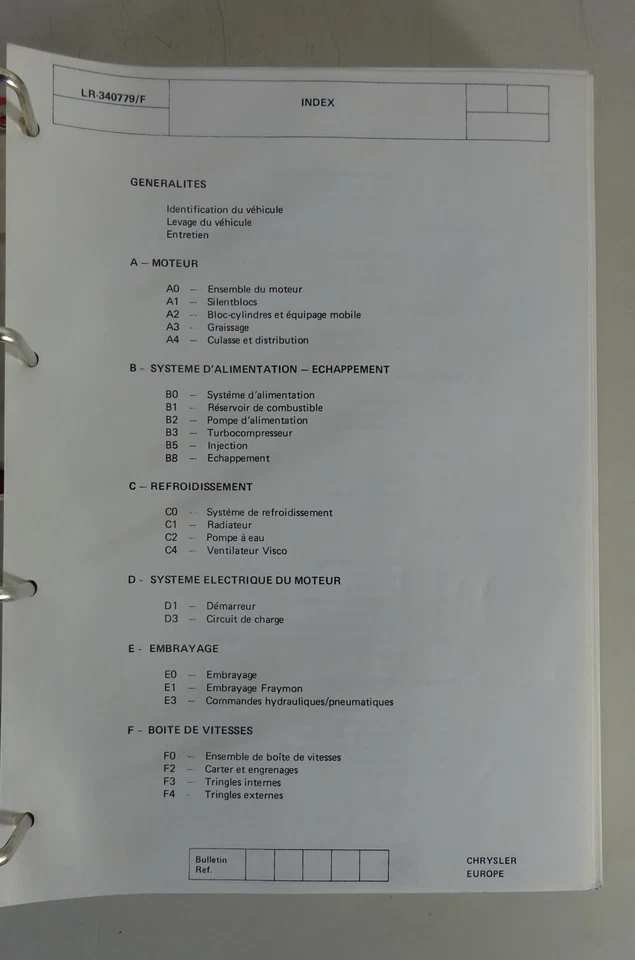 Manual de Taller Chrysler Dodge Camión Serie 300 Modelos C-17-C-2664 Stand 1979 - Imagen 3 de 4