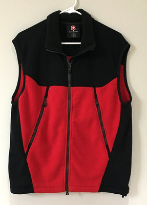 Swiss Aemy Victorinox Womens Lg Fleece Vest Polartec Elevated Style Urban Cozy