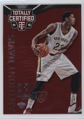 2014-15 Panini Totally Certified Platinum Red 3/279 Anthony Davis #37 0r4