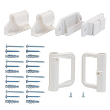 Retractable Baby Gates Replacement Parts Kit White Extra Wide Baby Gate Full S