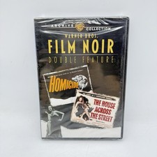 Film Noir Double Feature: Homicide / The House Across the Street (DVD 2012) NEW