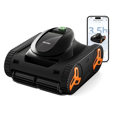 iGarden Pool Cleaner KN35,3.5H Cordless Robotic Pool Vacuum For Inground Pools